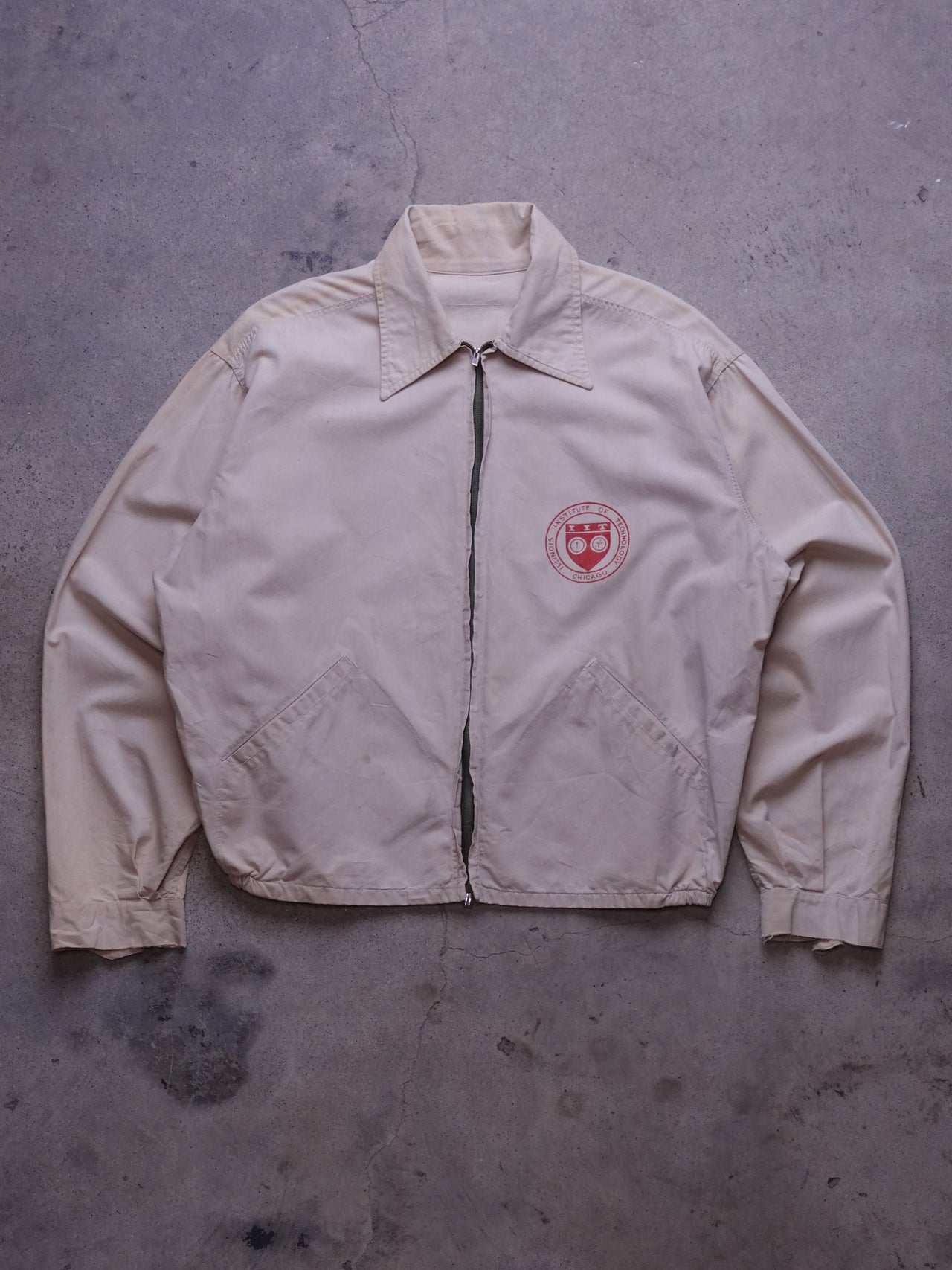 Vintage 1960s - Ilinois Inistitute Of Technology Champion Sportswear Jacket