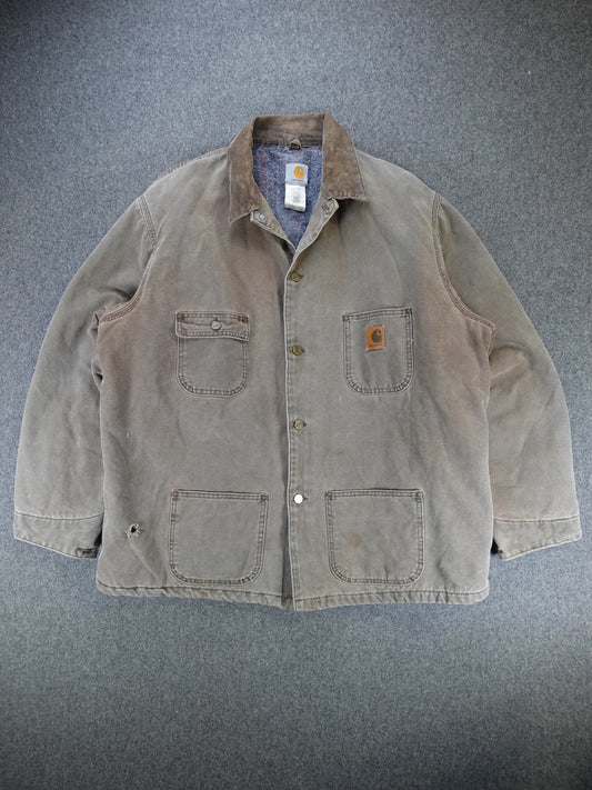 1990s - Carhartt C02 CHT Chore/Barn Style Work Jacket Made In USA