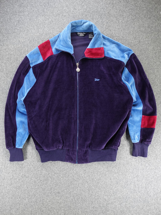 Genuine Christian Dior Monsieur Velour Track Sweater