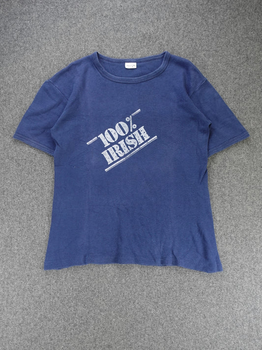 1980s - "100% Irish" (Made in Portugal) Ringer T-Shirt