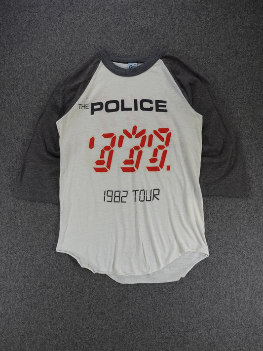 1982 - The Police Ghost In The Machine Three 1/4 Sleeve Concert T-Shirt
