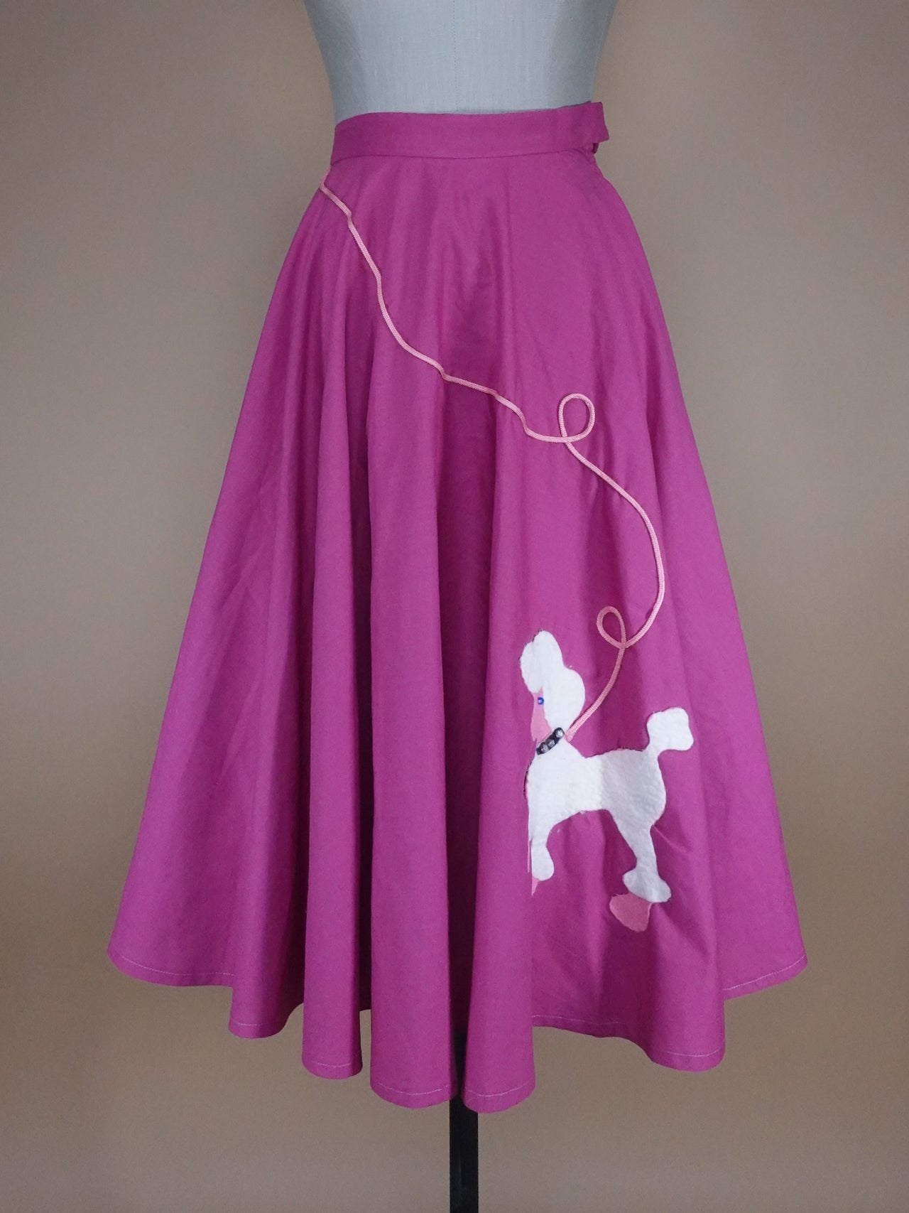 1950s/60s - Genuine Pink Poodle Skirt