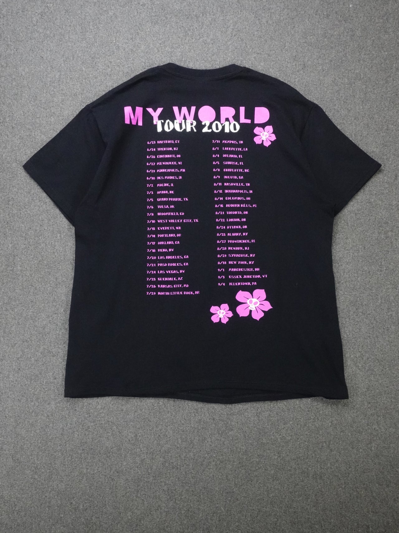 2010 - Justin Bieber My World T-Shirt