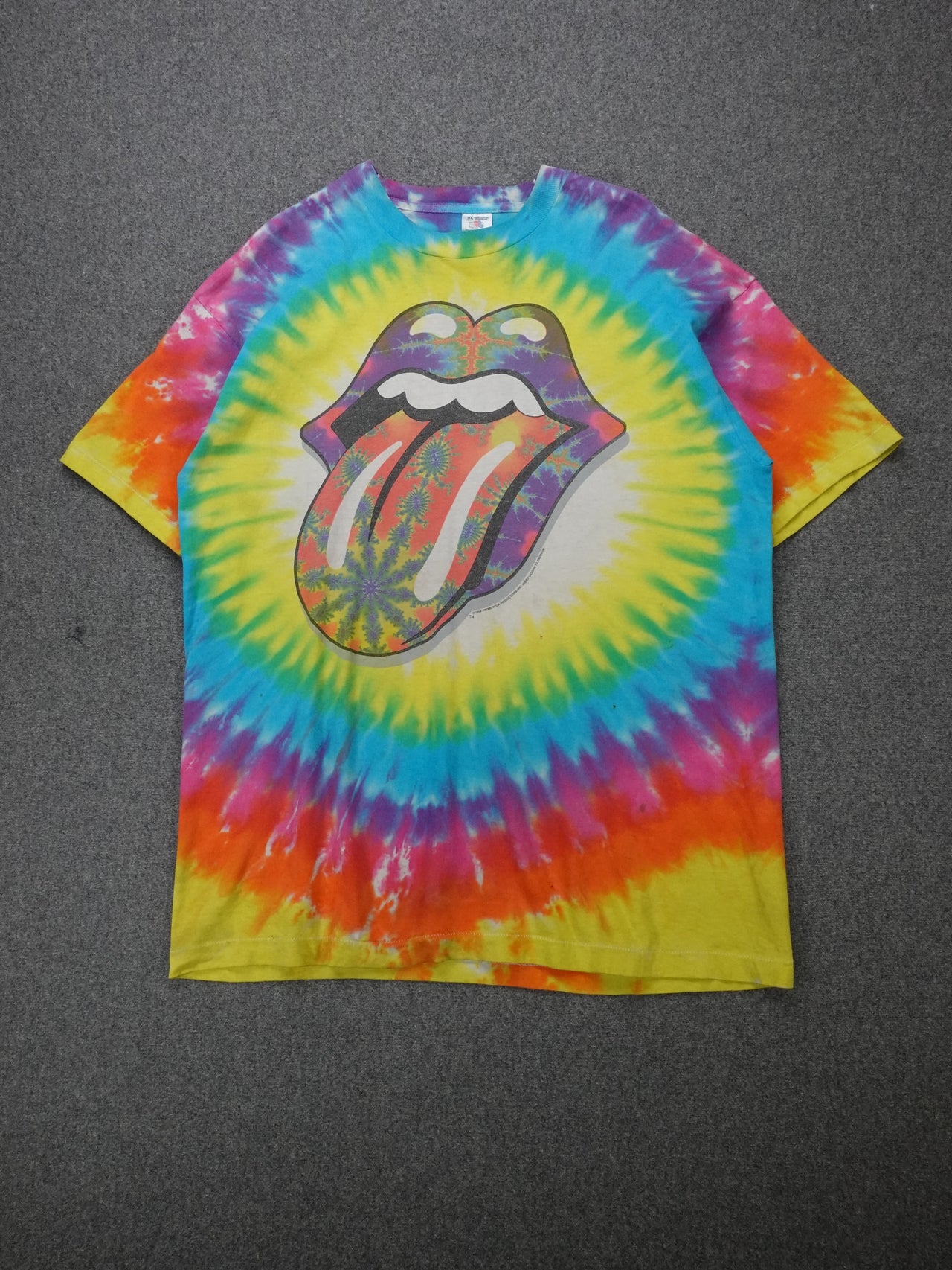 1990s - Rolling Stones Tie Dye T-Shirt