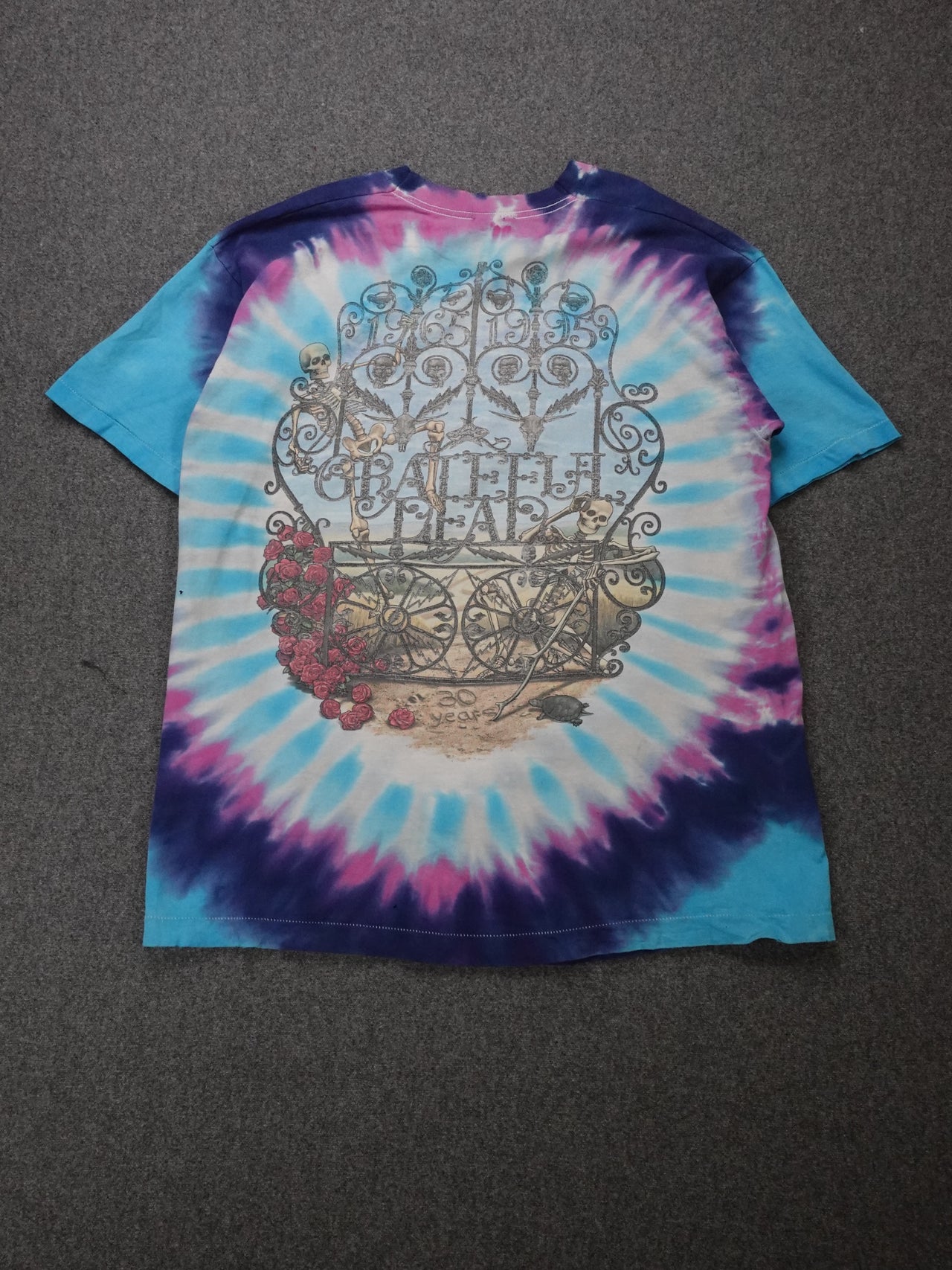 The Grateful Dead Tie Die Skeleton T-Shirt