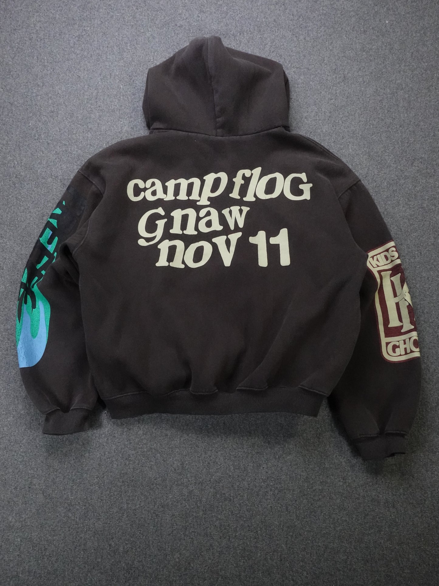 Kids See Ghosts Camp Flog Gnaw Carnival Hooded Sweatshirt