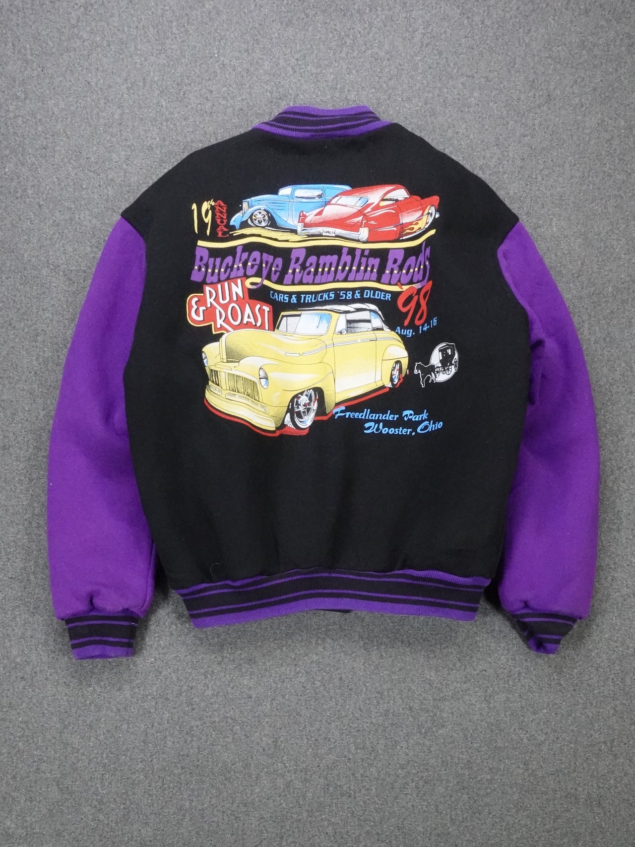 1998 - Buckeye Ramblin Rods Racing Varsity Style Jacket