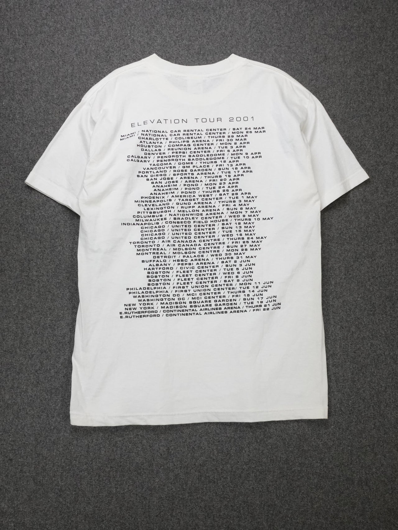 2001 - U2 Elevation Tour T-Shirt