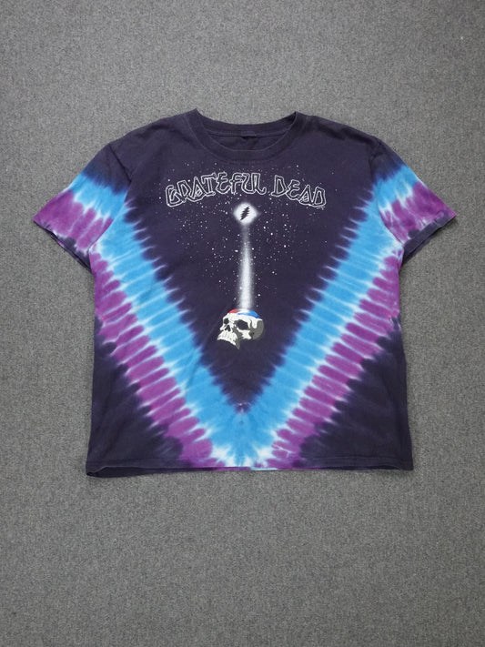 2000s - Grateful Dead Starshine Skull Tie Dye Band T-Shirt