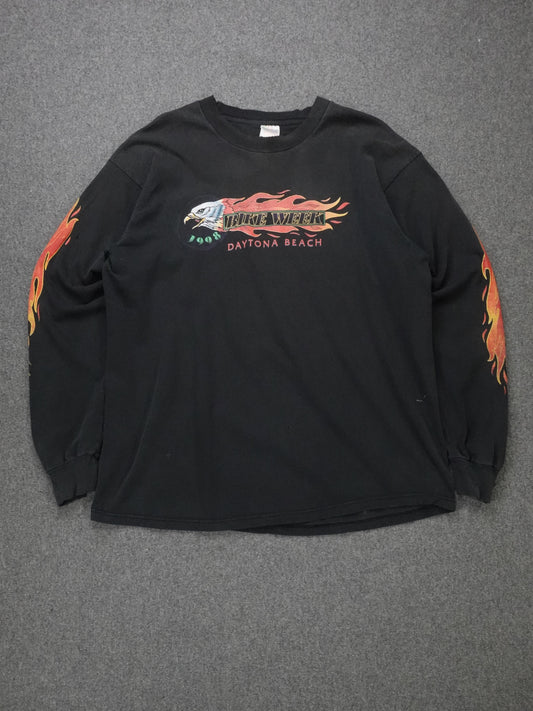 1998 - Daytona Bike Week Long Sleeve Biker T-Shirt