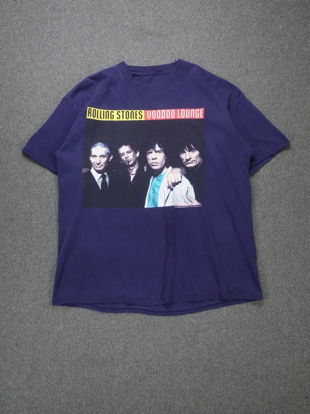 1990s - Rolling Stones Voodoo Lounge Band T-Shirt