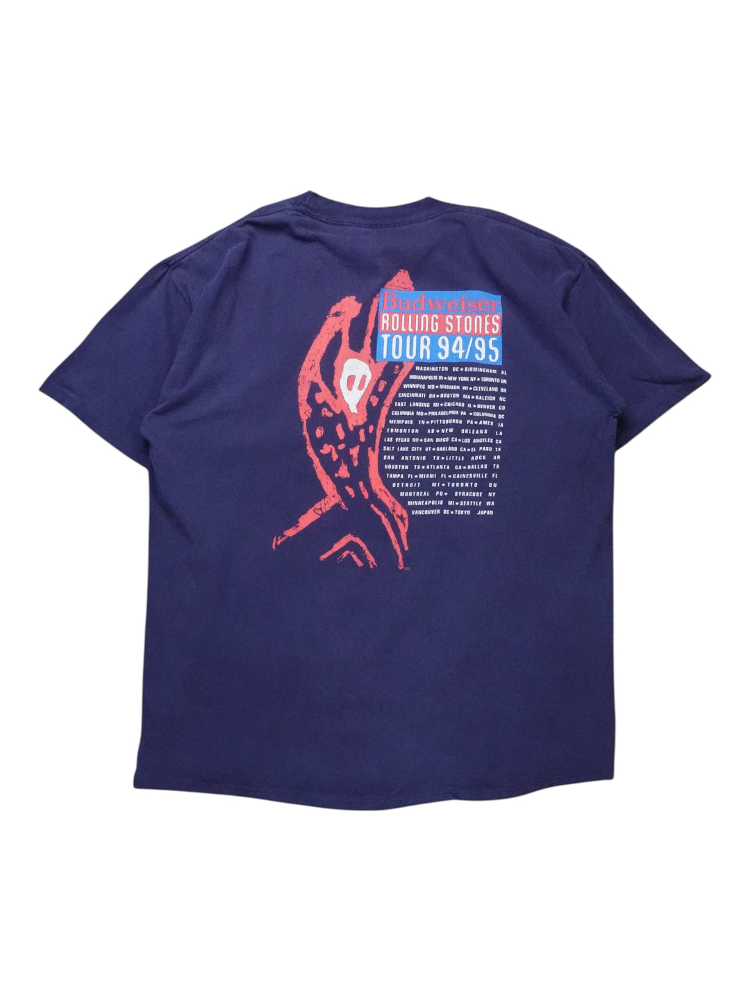 1990s Rolling Stones Voodoo Lounge Band T-Shirt
