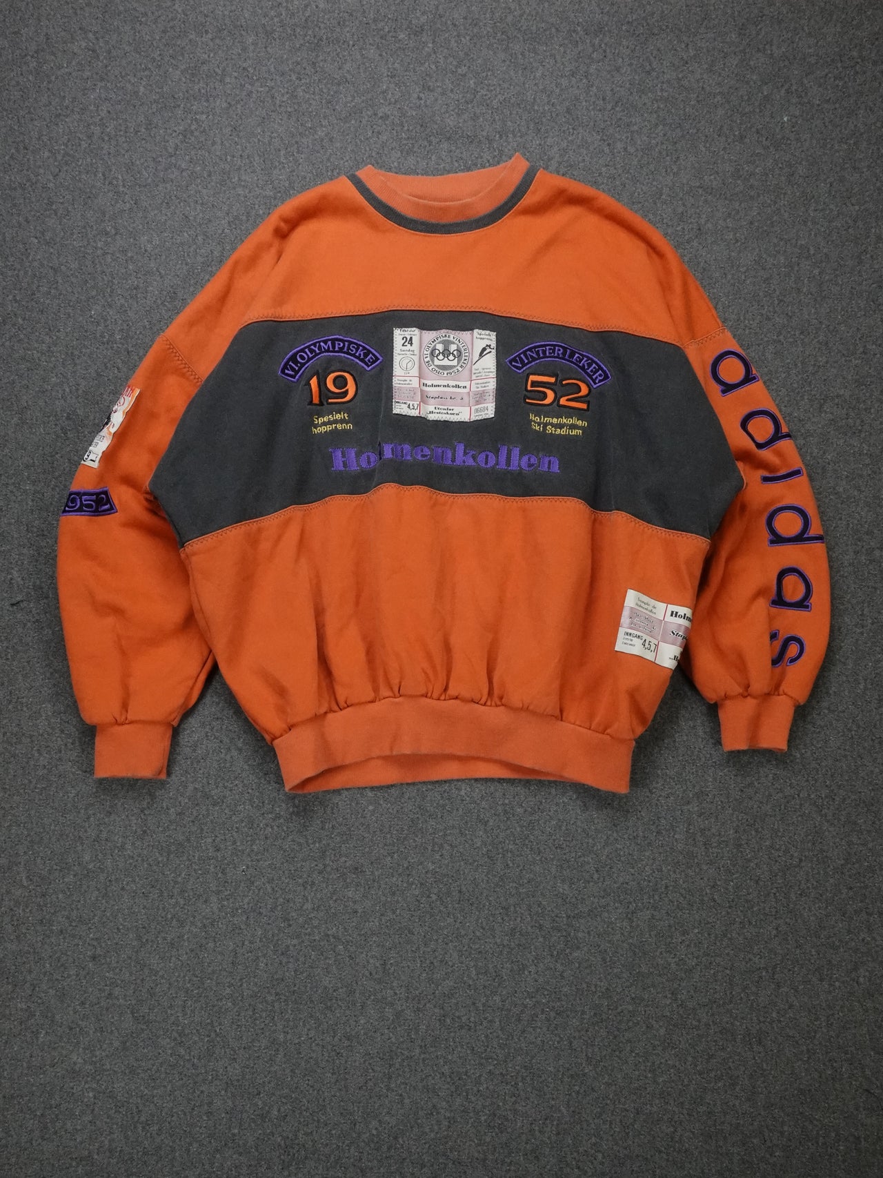 1980s - Adidas Holmenkollen Olympics Crewneck Sweatshirt