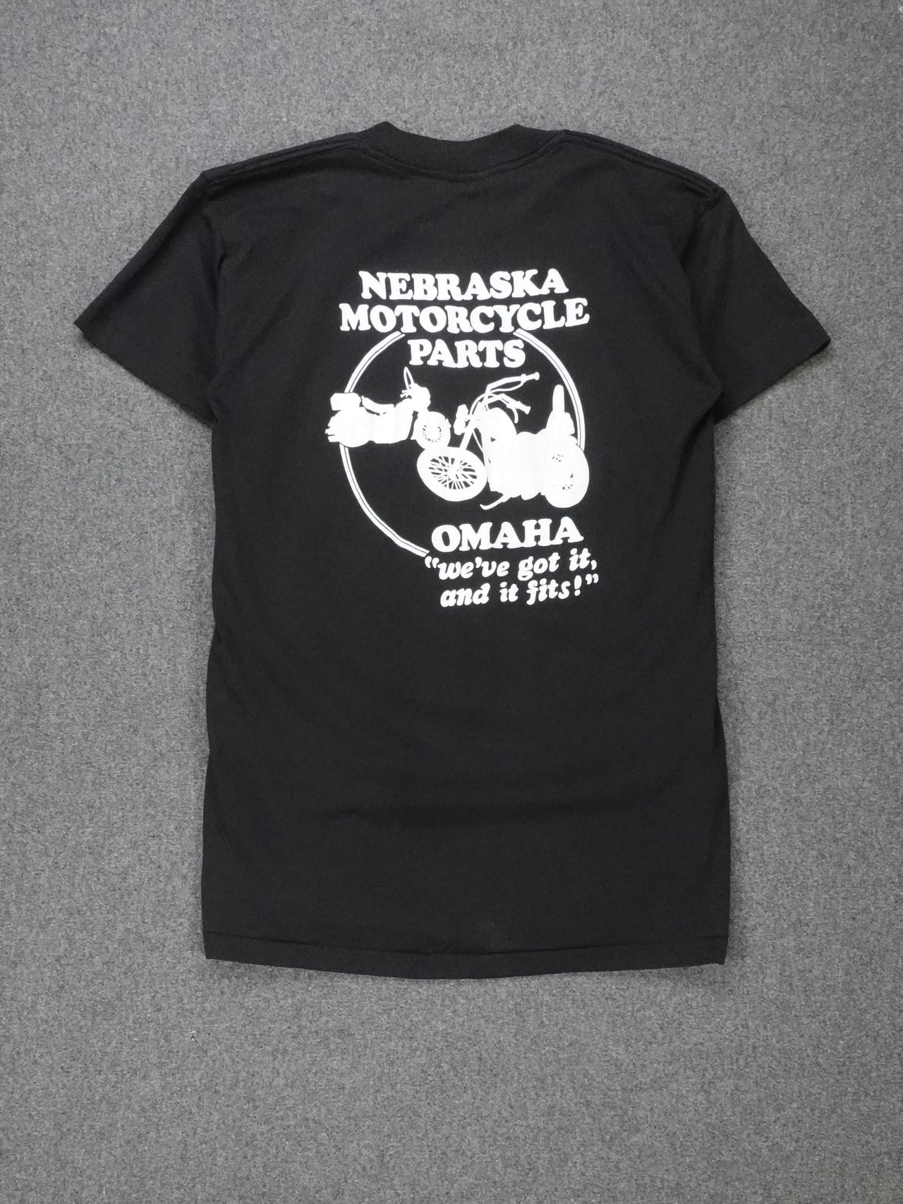 1980s - 3D Emblem "Survivor" Harley Davidson Nebraska T-Shirt