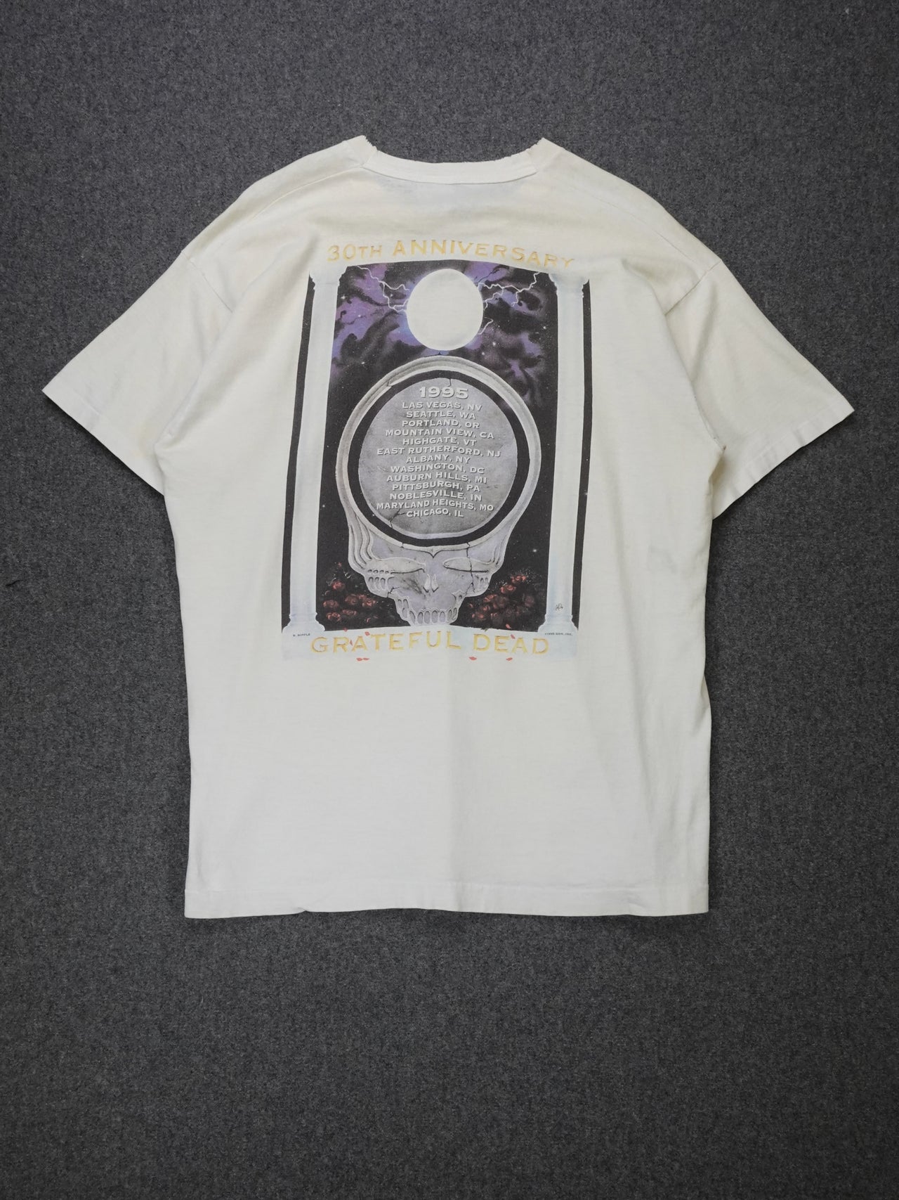 1995 - Grateful Dead 30th Anniversary Tour  T-Shirt