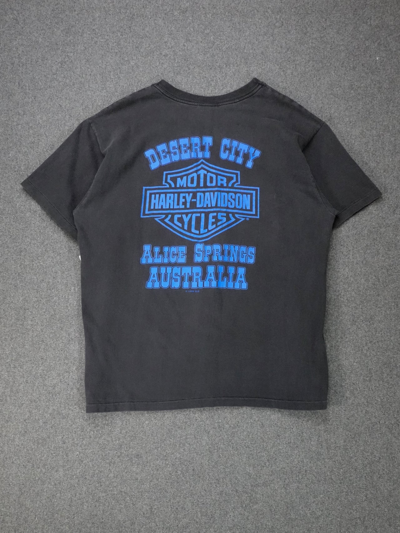 1990s - Harley Davidson Australia Biker T-Shirt