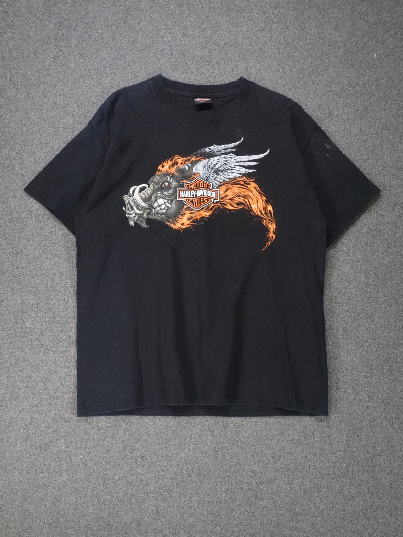 2000s - Harley Davidson Montys Cycle Shop Biker T-Shirt