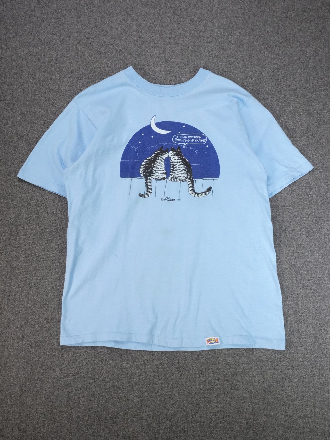 1990s - Crazy Shirts Hawaii Two Cats T-Shirt