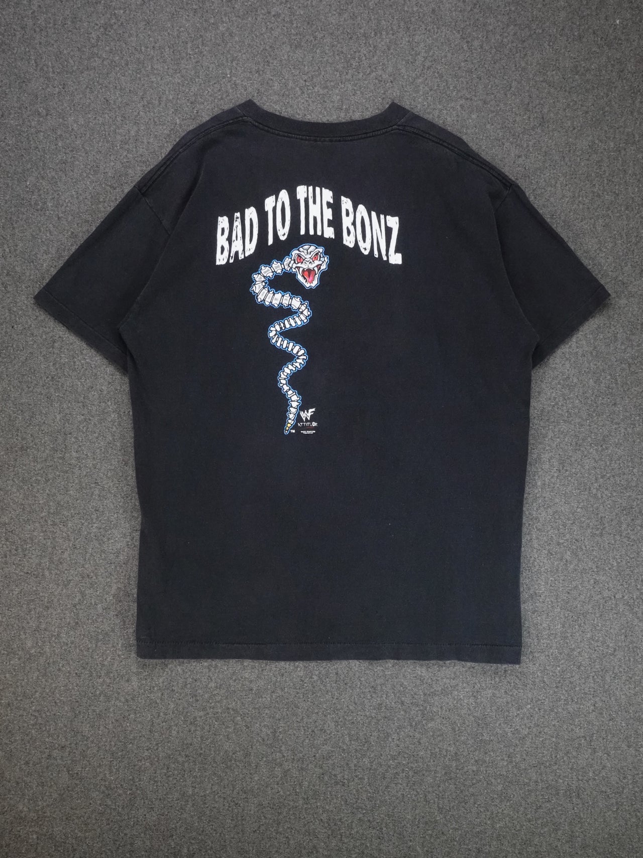 1990s - WWE Austin Bad To The Bonz T-Shirt (Copy)