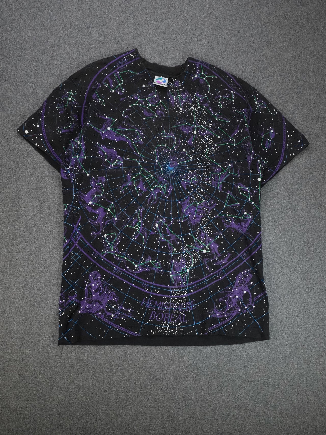 1990s - Liquid Blue Constellation All Over Print (AOP) T-Shirt