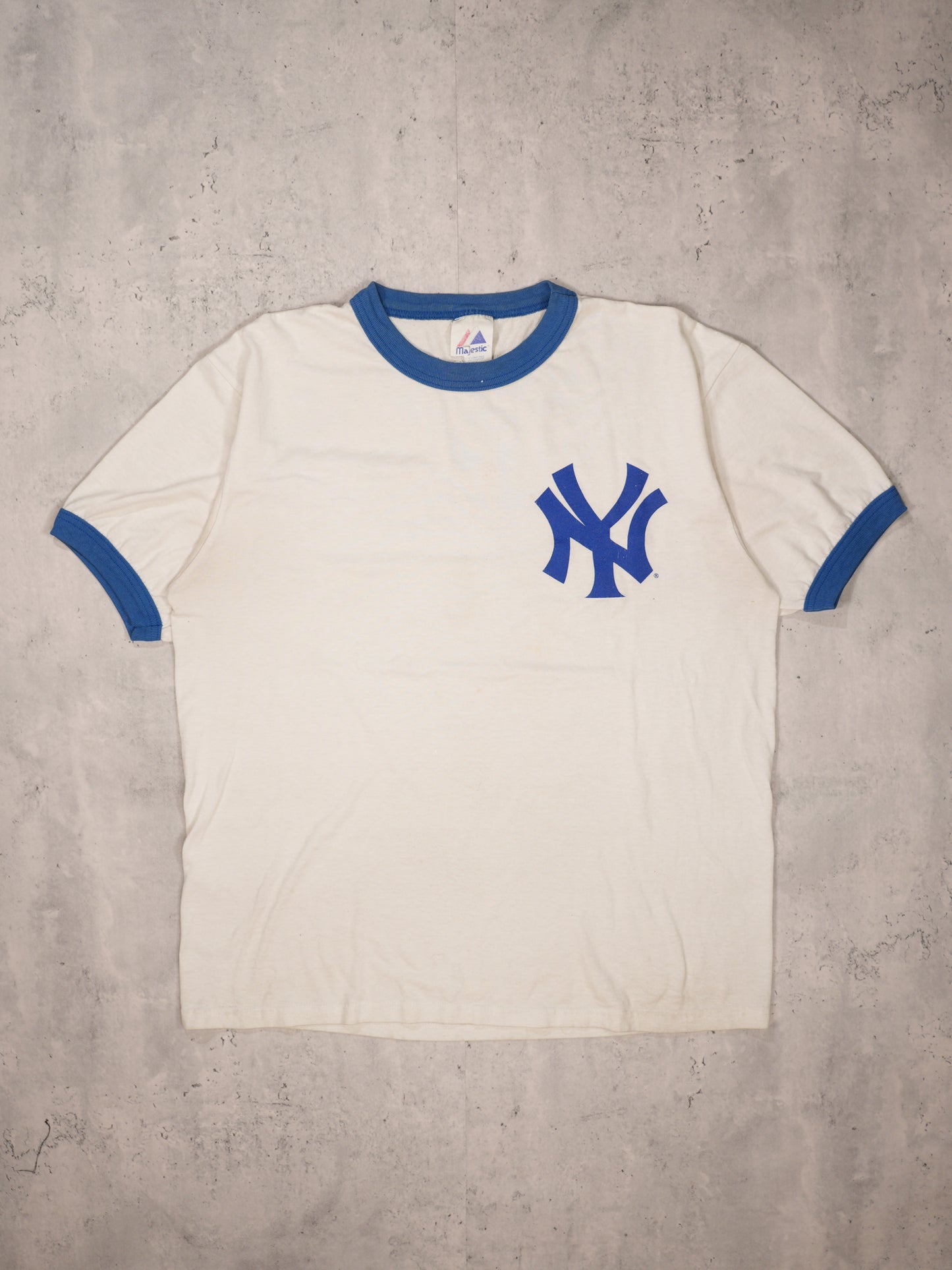 1980S - NEW YORK YANKEES RINGER T-SHIRT
