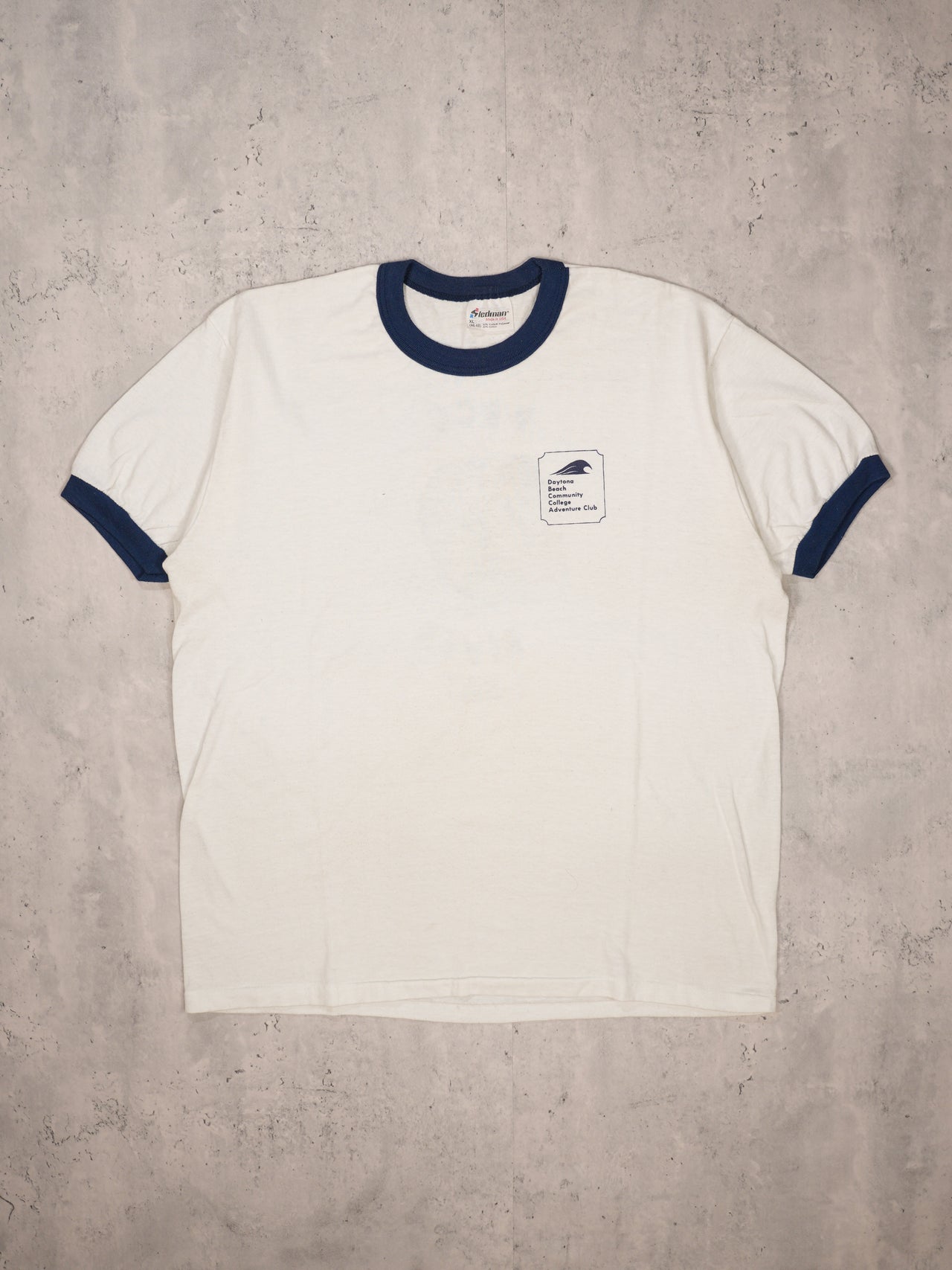 1980S - "RIVER RAT" RINGER T-SHIRT