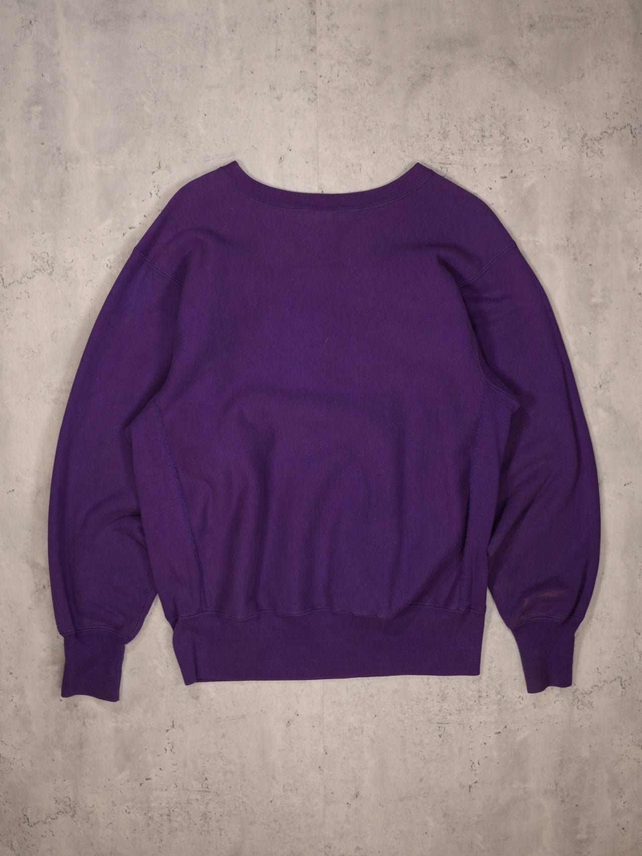 1990S - PURPLE CHAMPION REVERSE WEAVE SWEATSHIRT