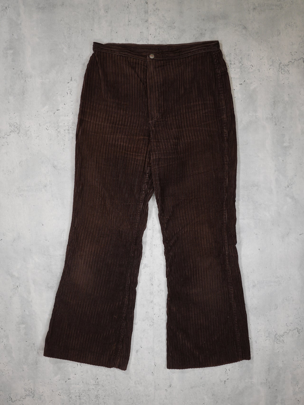 Vintage 1960s - Wrangler Low Rise Flared Corduroy Trousers
