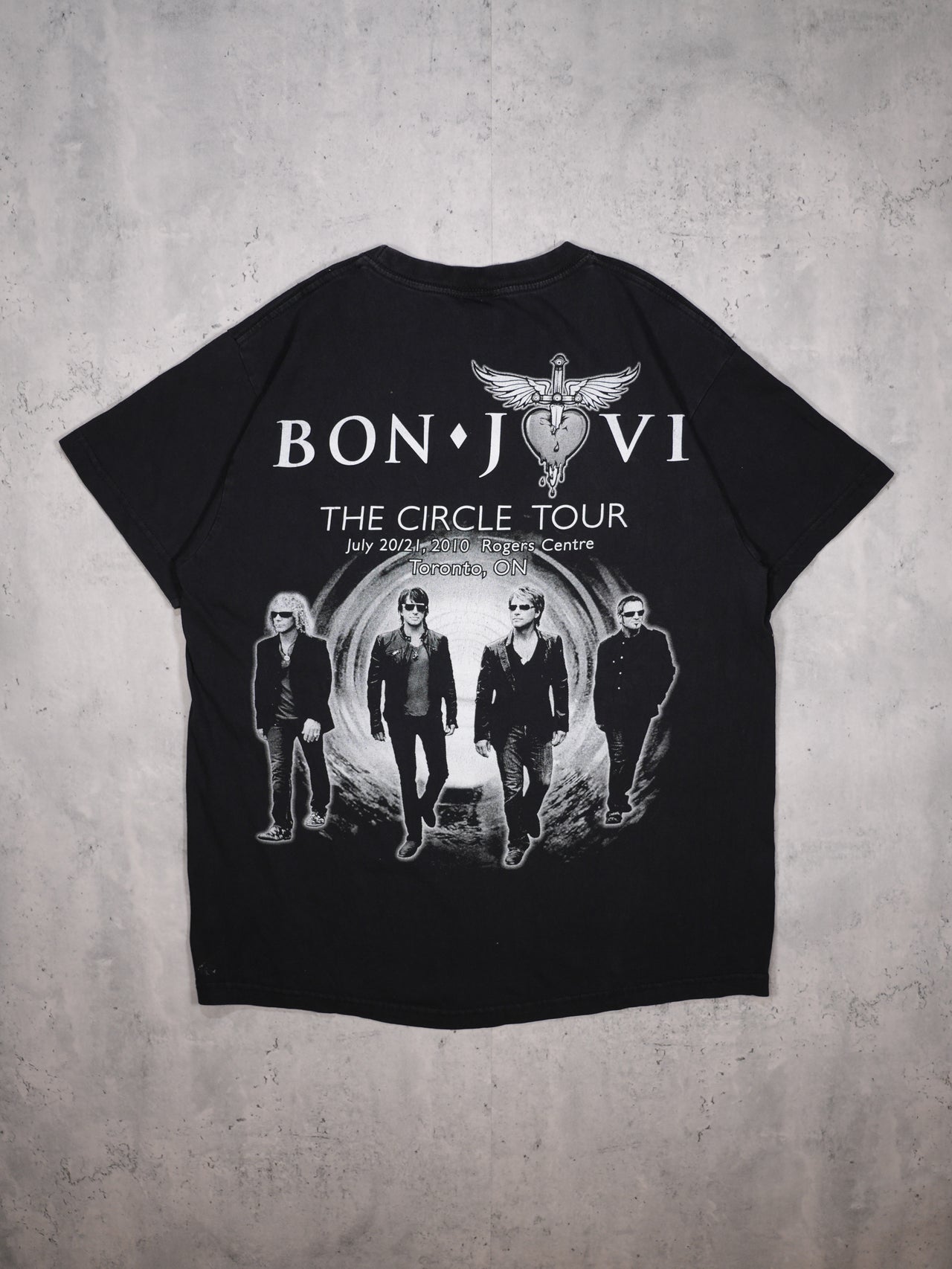 Vintage 2010 - Bon Jovi "the Circle Tour" Toronto T-shirt