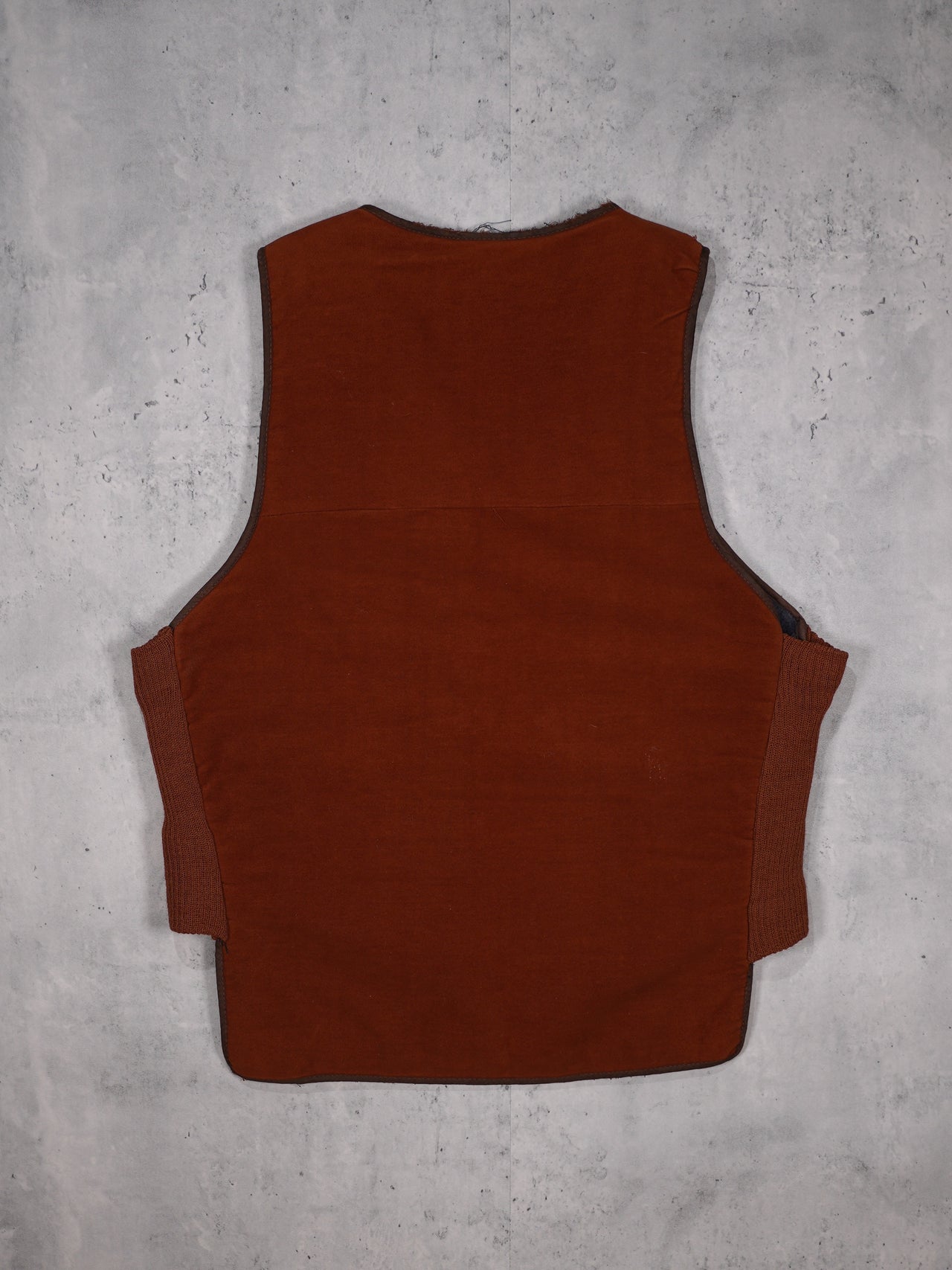 Vintage 1970s - Faux Shearling Vest
