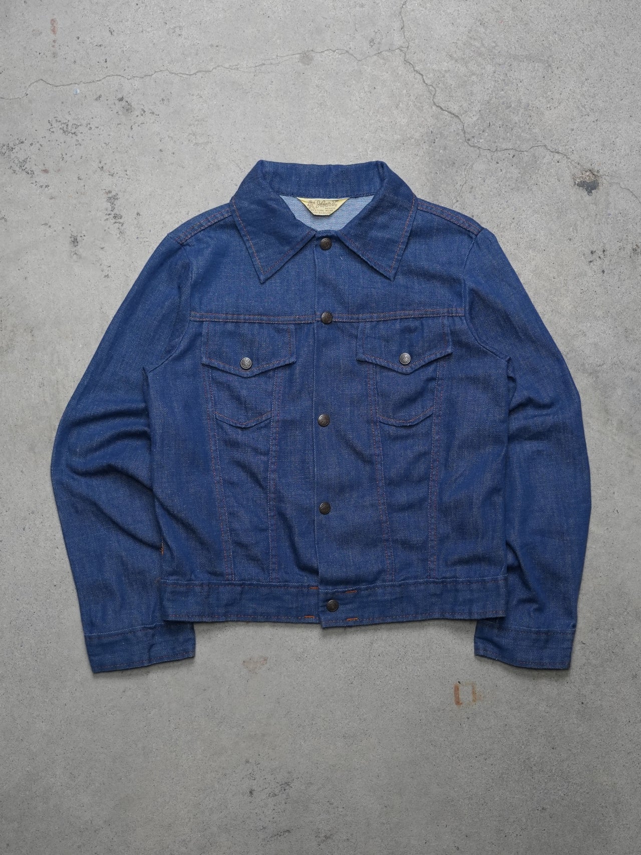 Vintage 1960s - "j Bar" Western Wear Denim Jacket