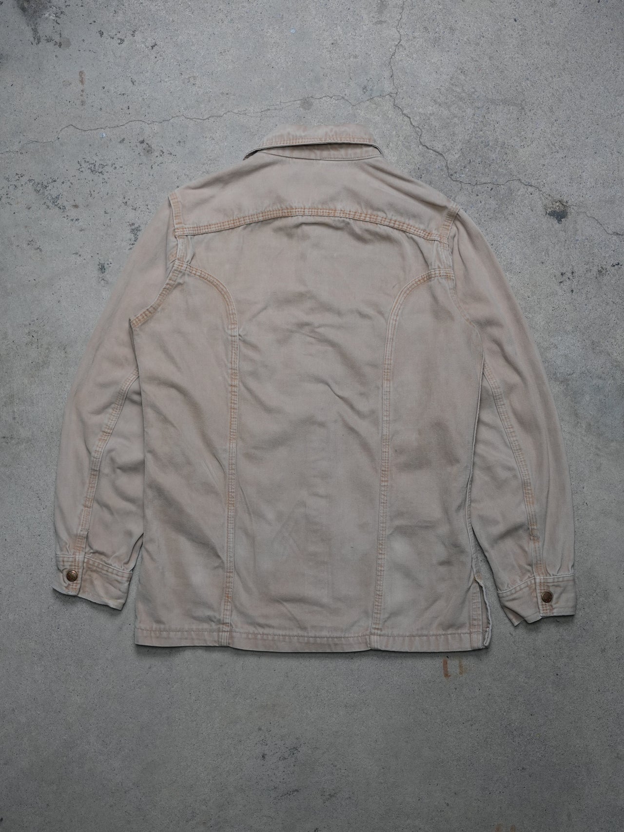 Vintage 1970s - Red Snap Brand Heavy Cotton Shirt