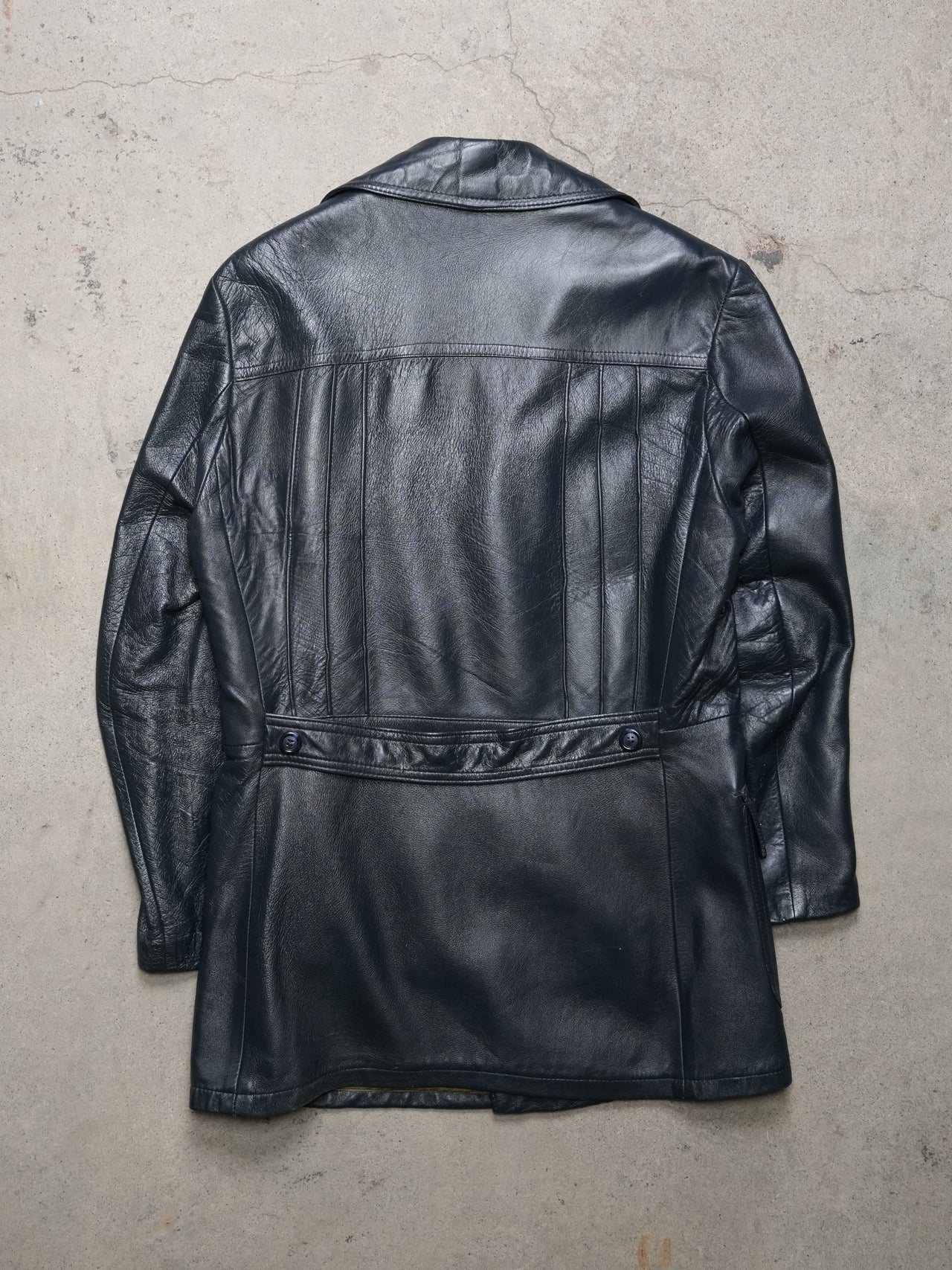Vintage 1970s - Genuine Leather Cossack Style Jacket