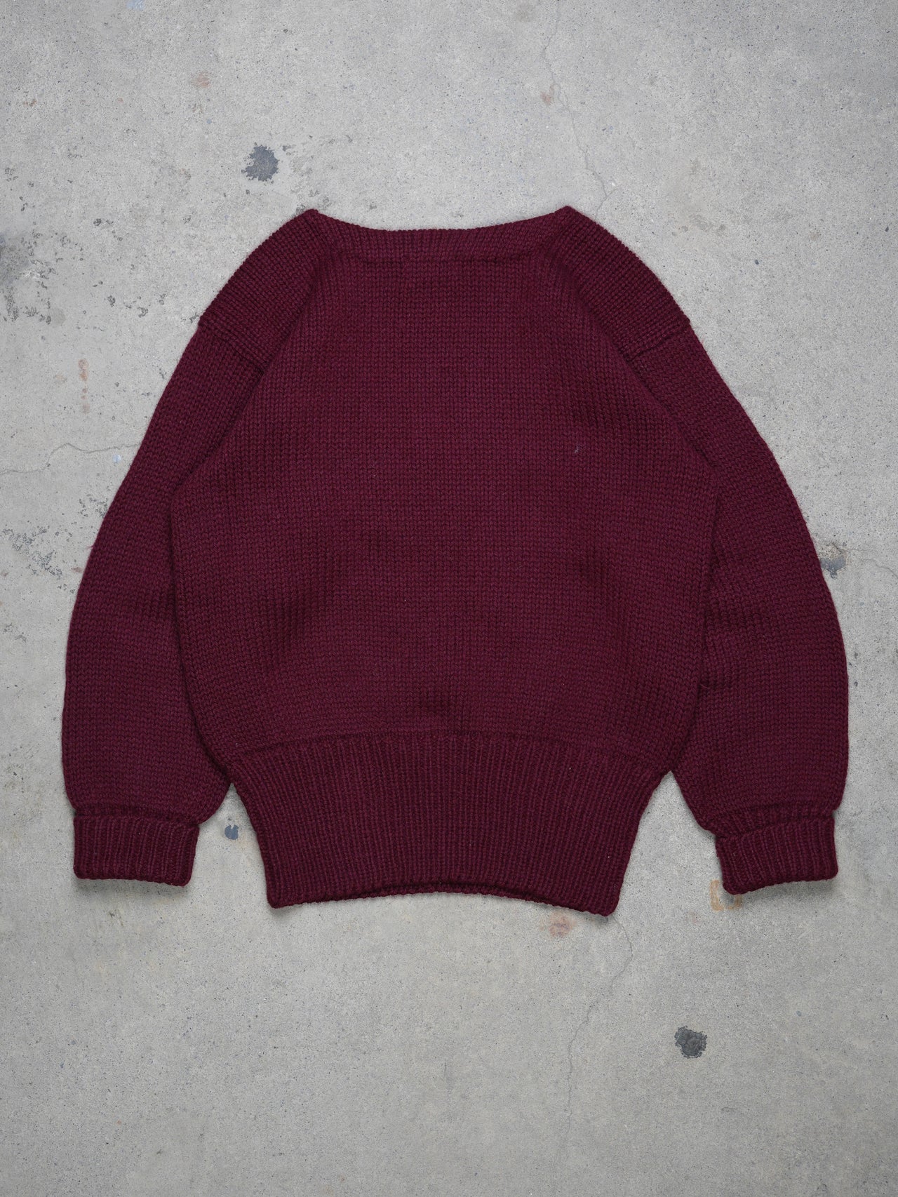 1940S - PRINCETON KNIT WOOL SWEATER
