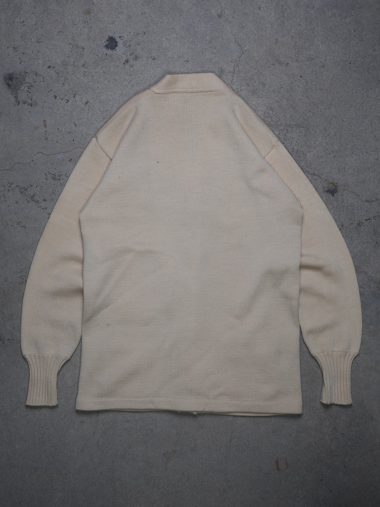Vintage 1950s - "s.l." Varsity Knit Wool Sweater
