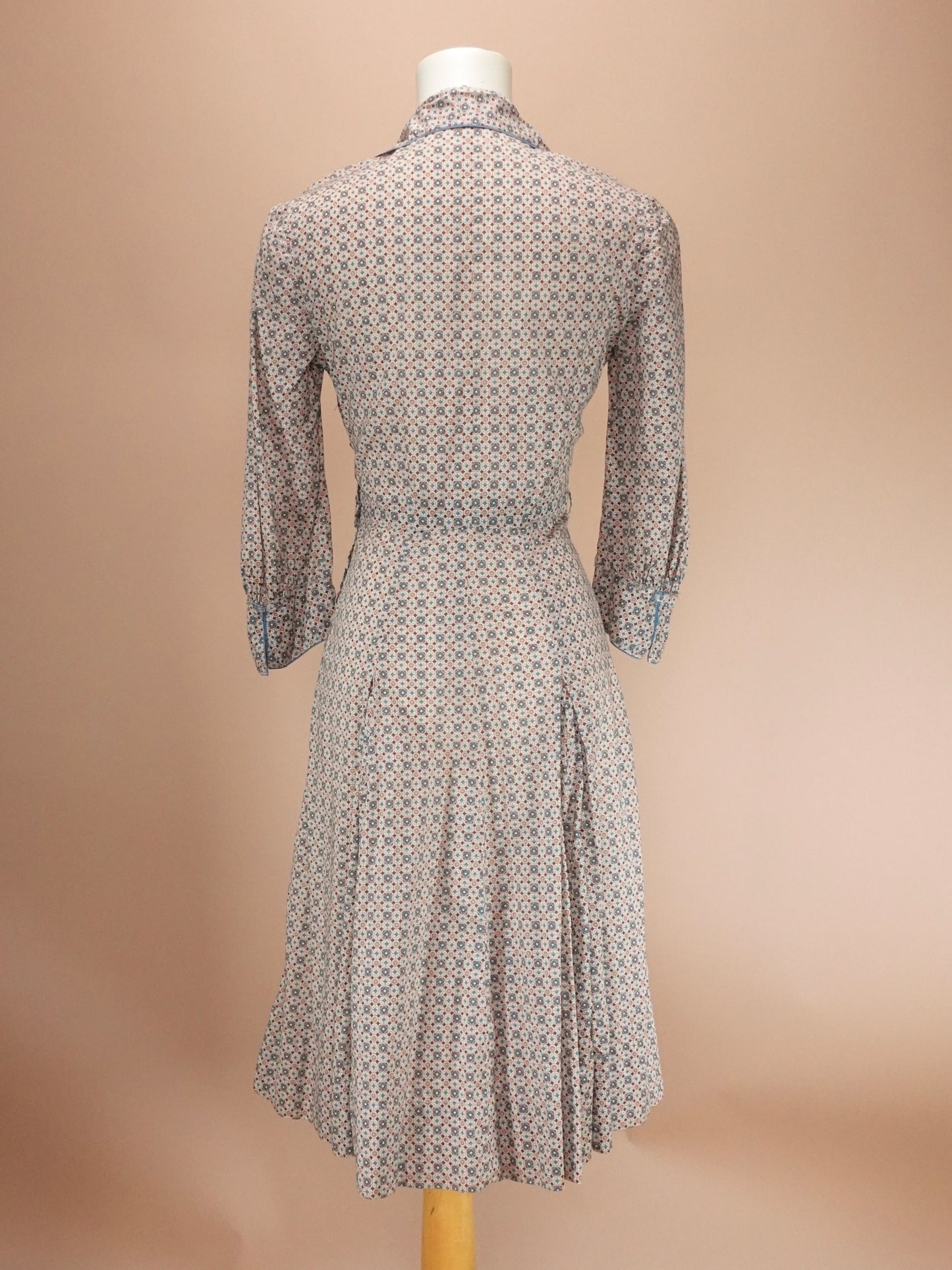 Vintage 1950s | Pattern Cotton Day Dress