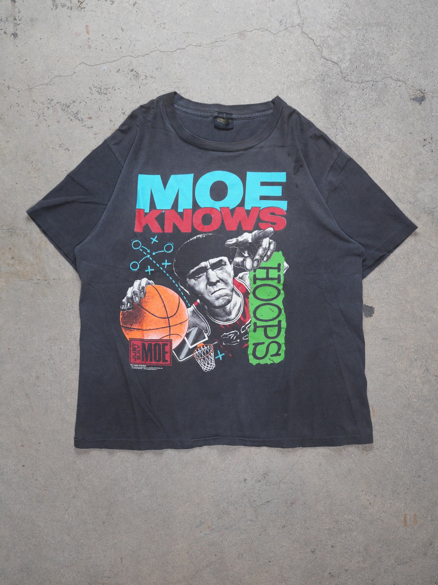 Changes Moe Knows Hoops Graphic Tee (XL)