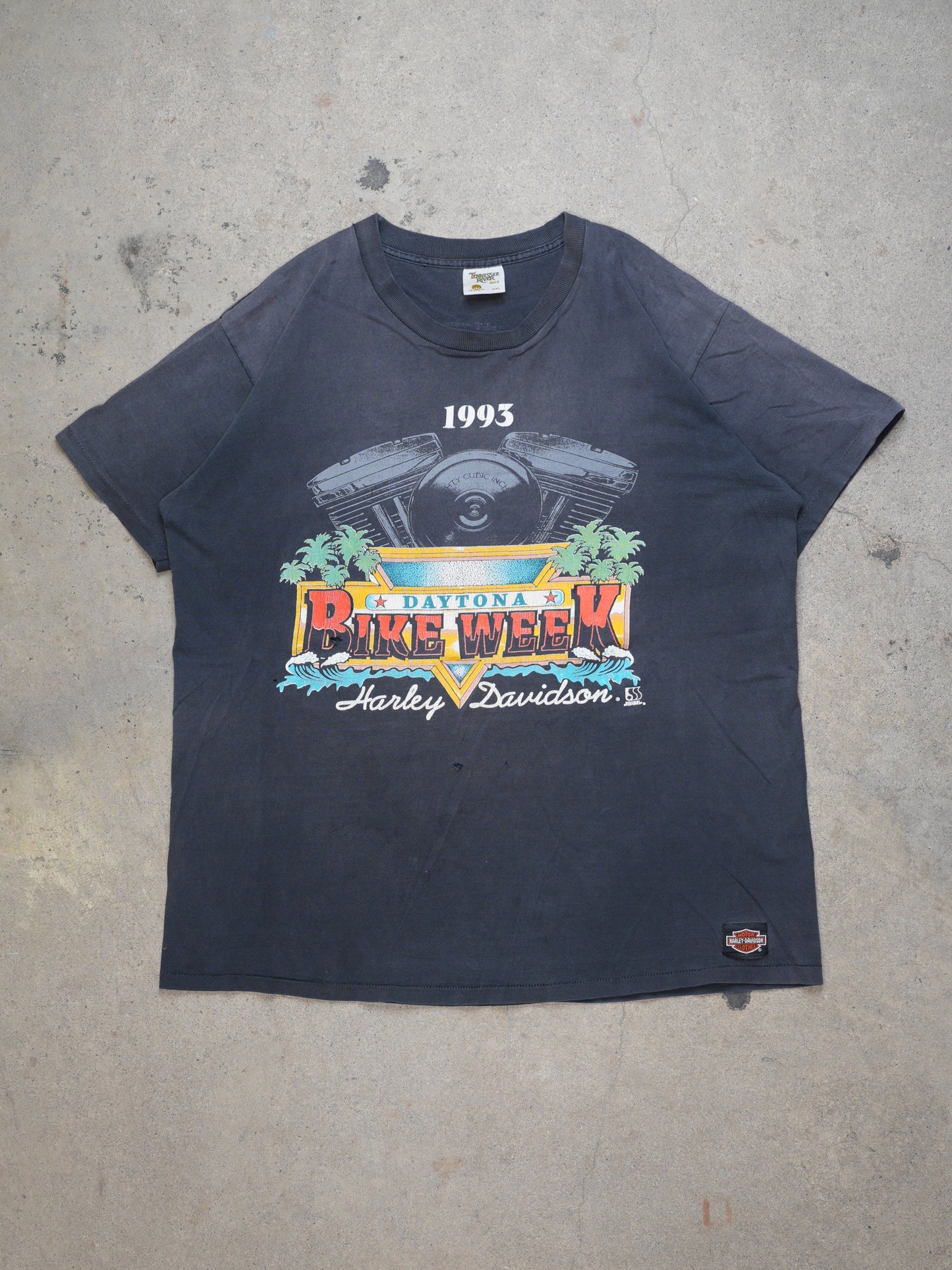 Harley Davidson 1993 - Daytona Bike Week Harley Davidson T-Shirt (xxl)