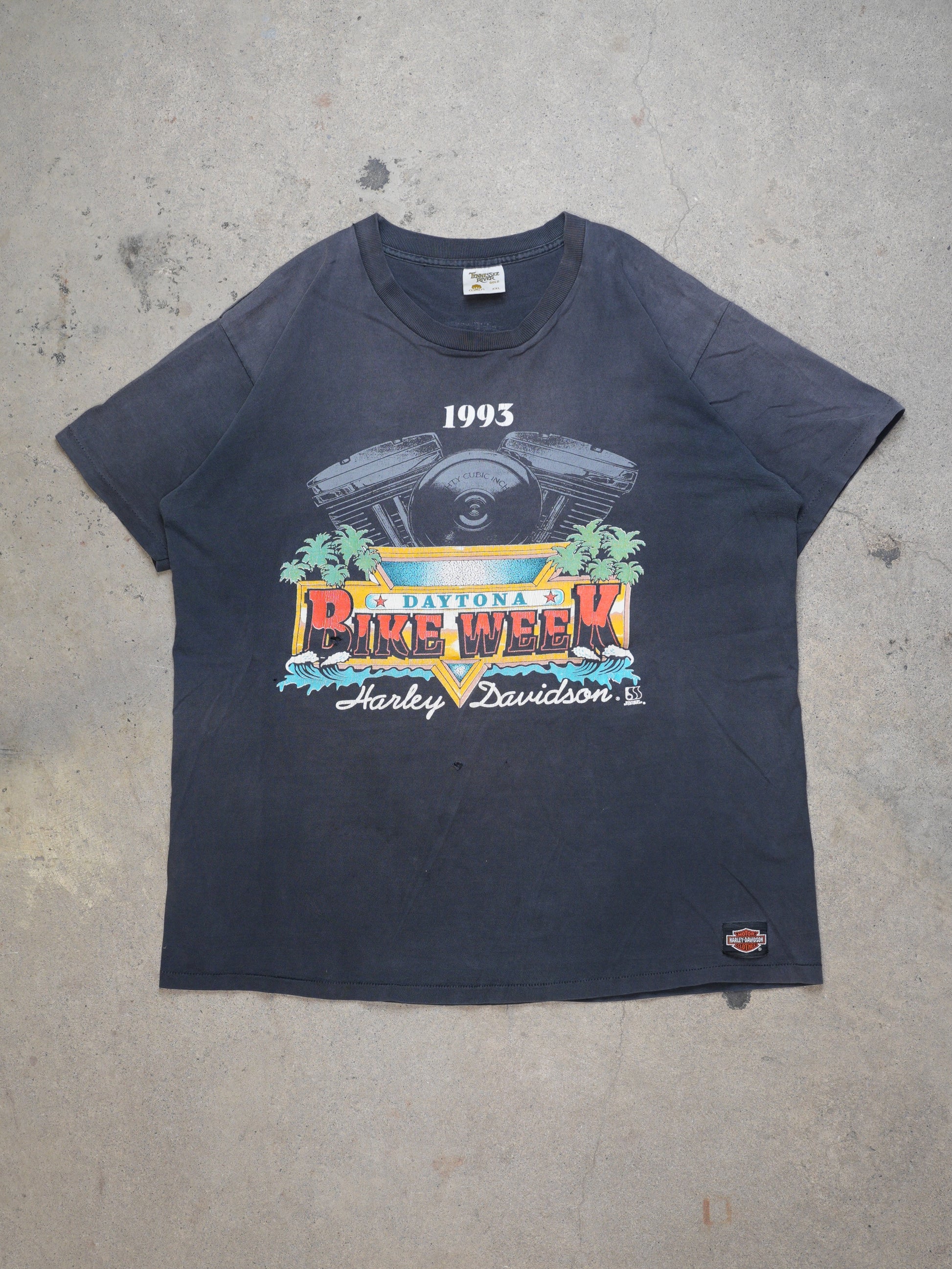 Harley Davidson 1993 - Daytona Bike Week Harley Davidson T-Shirt (xxl)