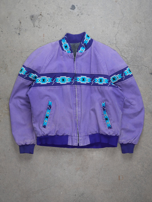 WALLS Vintage Native Pattern Bomber Jacket (M)
