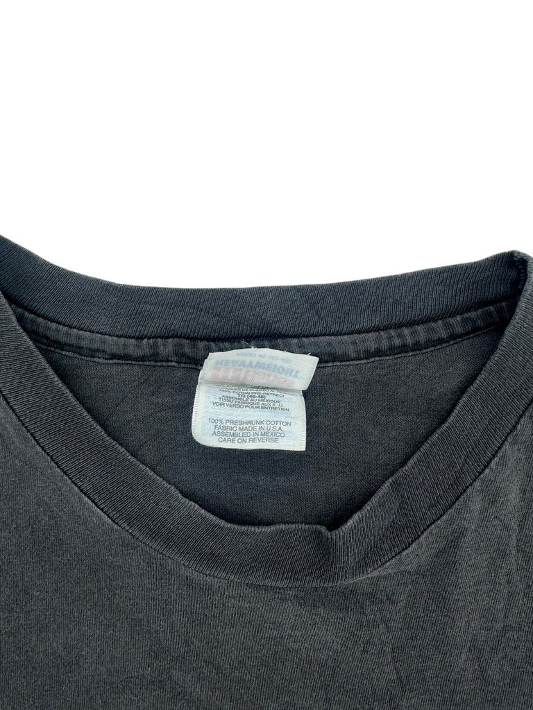 Exile Vintage 1990s Sous Un Meme Soleil T-shirt interior neck label and cotton fabric detail