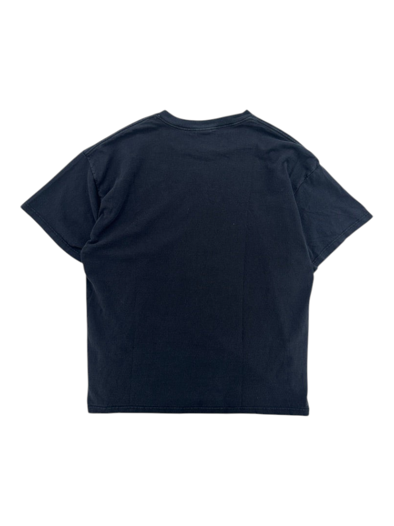 Exile Vintage black short-sleeve crew neck t-shirt, back view, size XL.