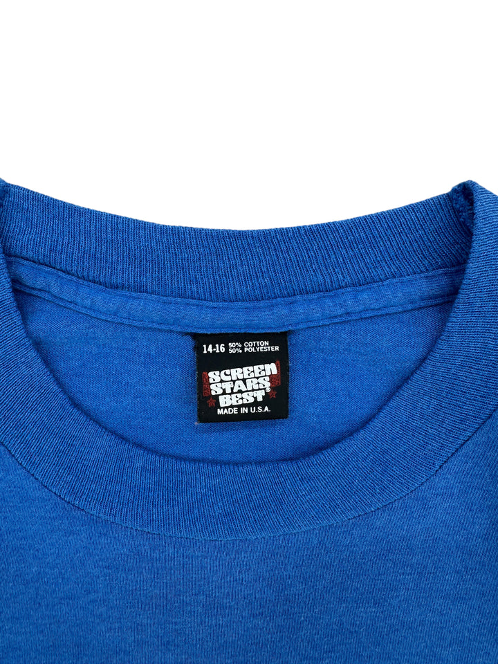 Exile Vintage blue vintage Screen Stars Best t-shirt collar and tag detail