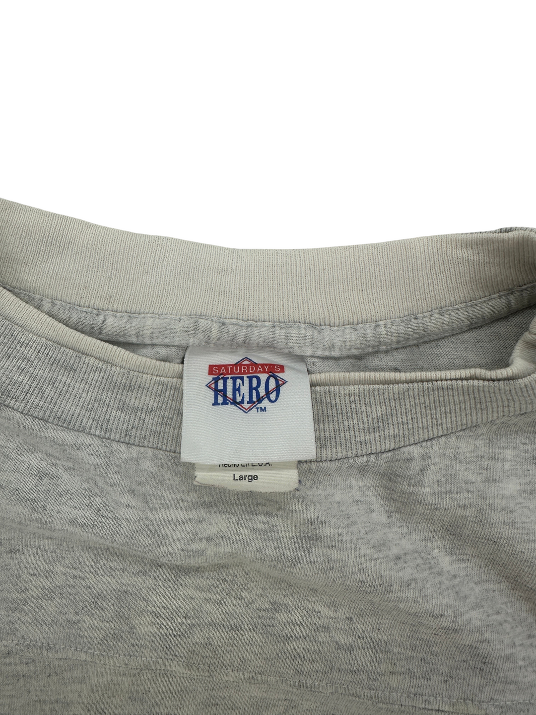Exile Vintage grey cotton t-shirt with Saturday&