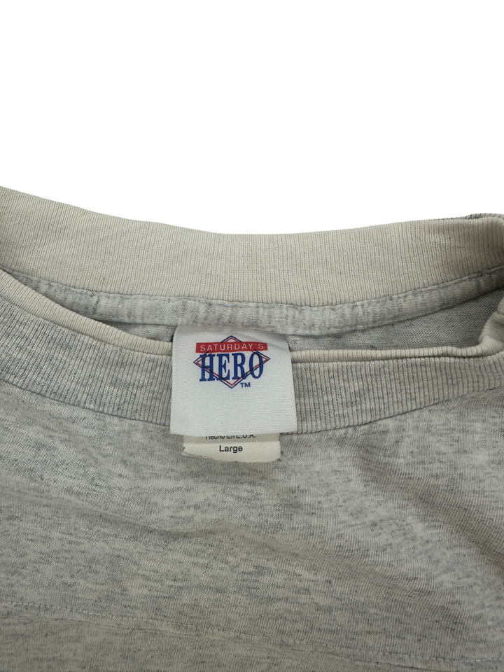 Exile Vintage grey cotton t-shirt with Saturday&