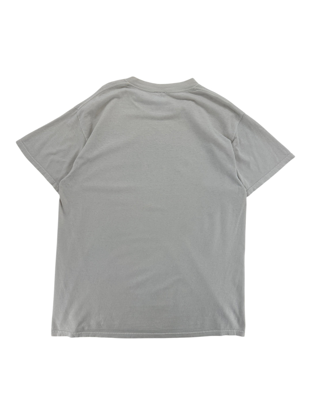 Back view of a plain grey vintage 1990s Sesame Street Ernie T-shirt from Exile Vintage, size large.