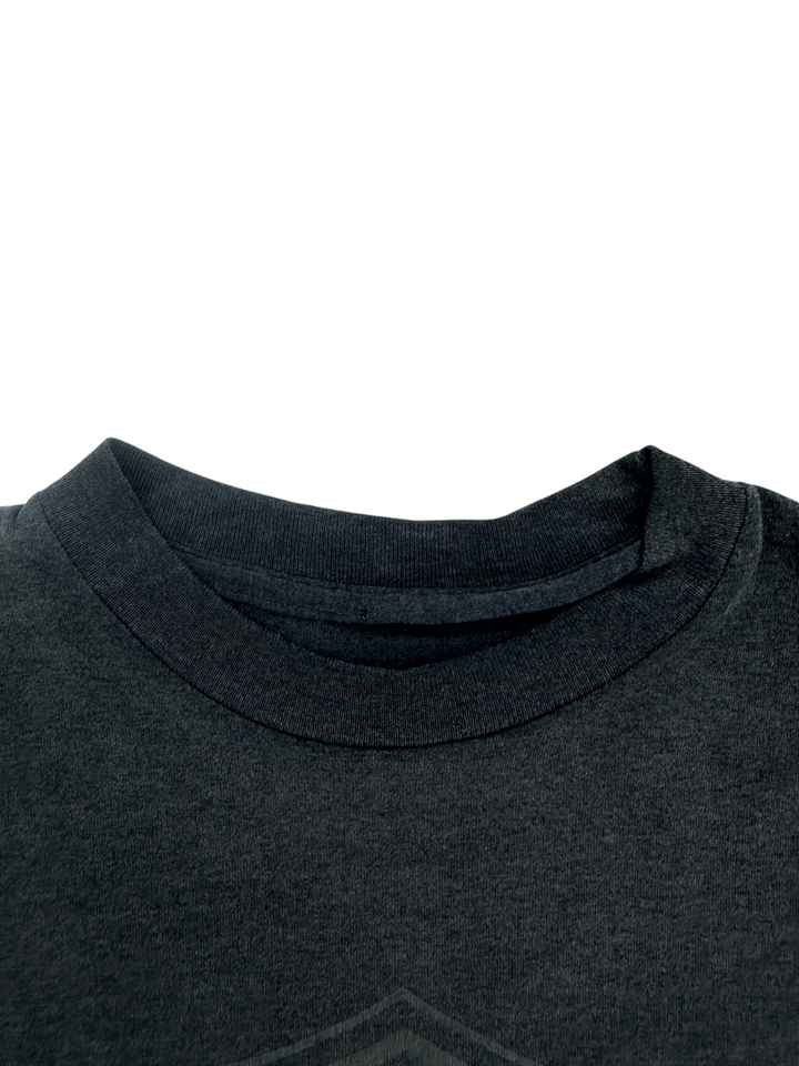 Exile Vintage 1990s Harley Davidson The Cycle Works black cotton t-shirt crew neck detail