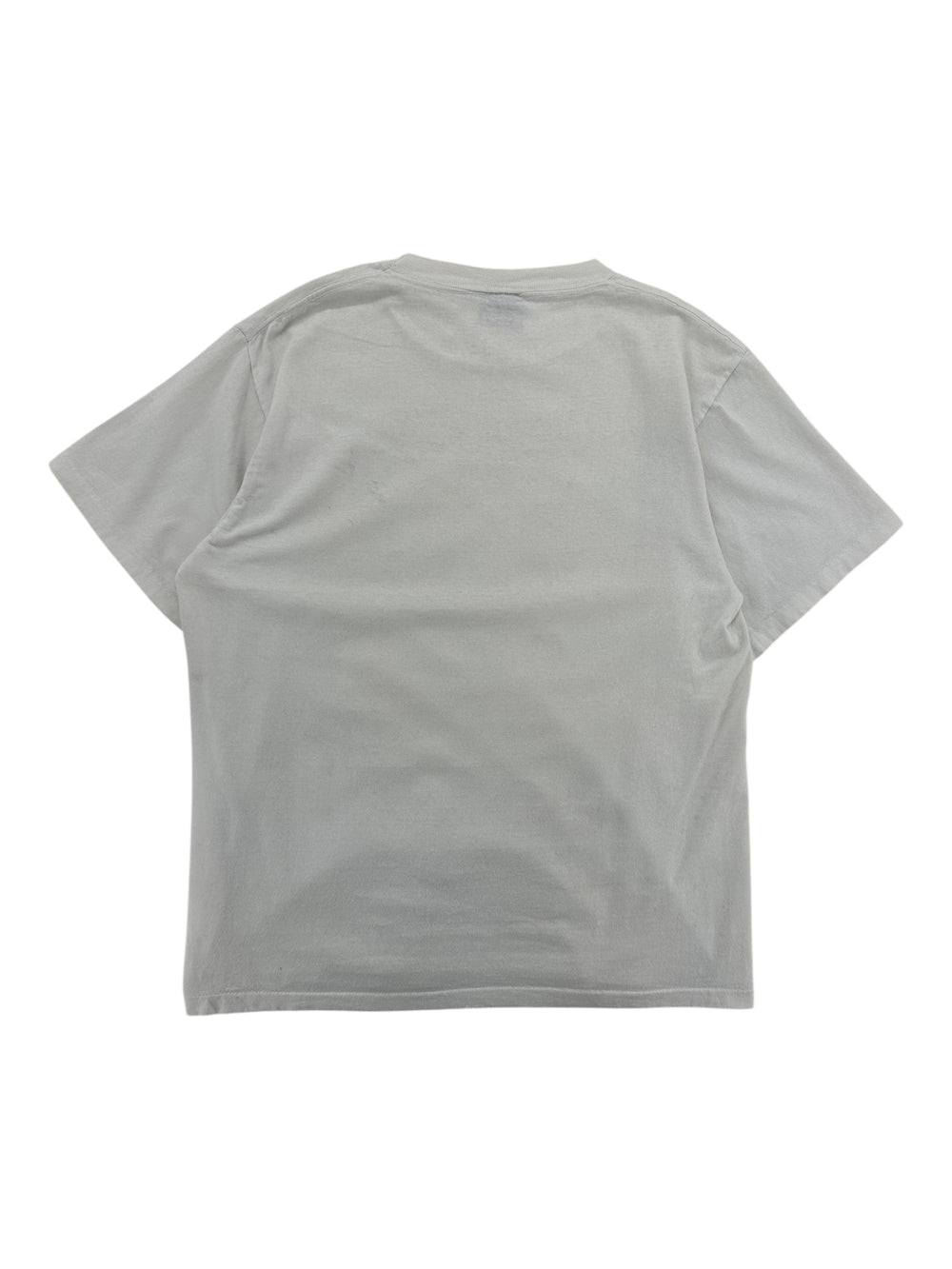 Exile Vintage 1990s The Jetsons graphic t-shirt in white, back view of a size large cotton crewneck tee.