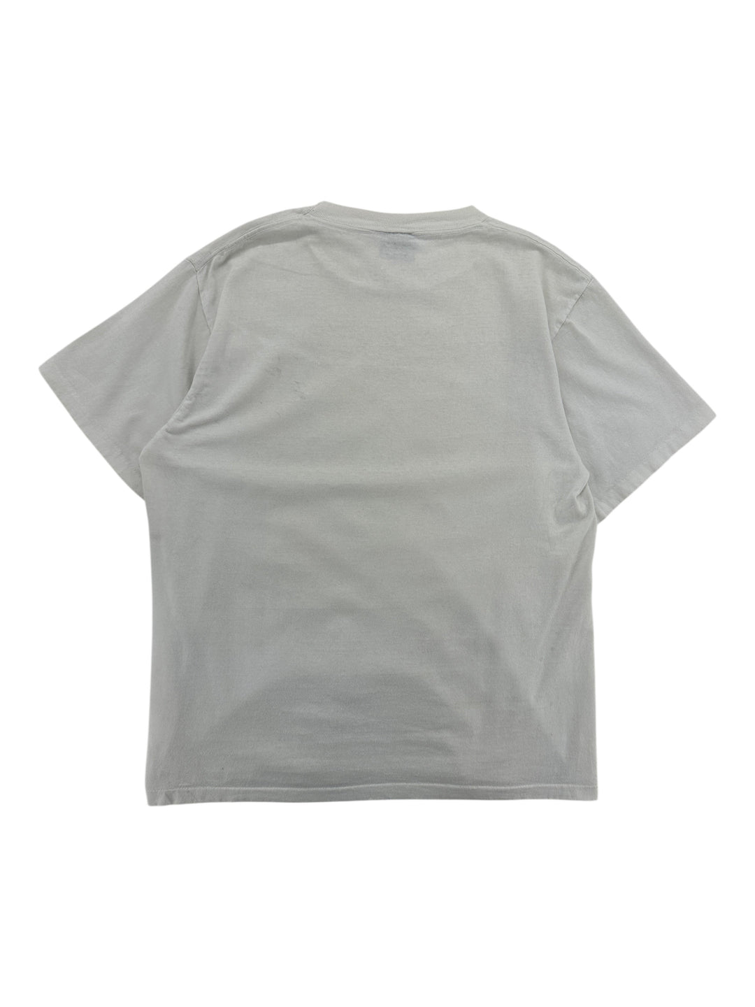 Exile Vintage 1990s The Jetsons graphic t-shirt in white, back view of a size large cotton crewneck tee.