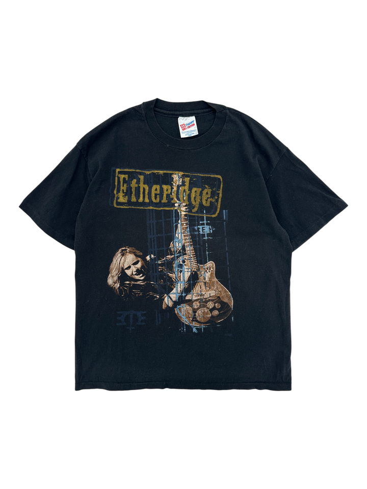 Exile Vintage black 1990s Melissa Etheridge graphic t-shirt with a distressed concert print on cotton fabric